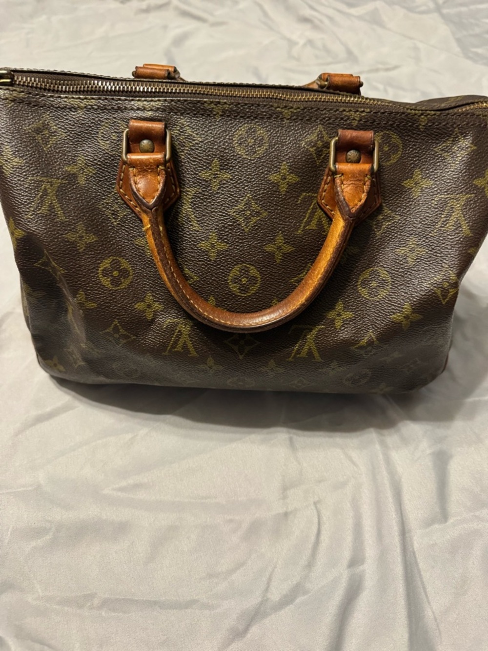 Louis Vuitton Brown Monogram Canvas Speedy - Vintage (date code 093) - Picture 8 of 13